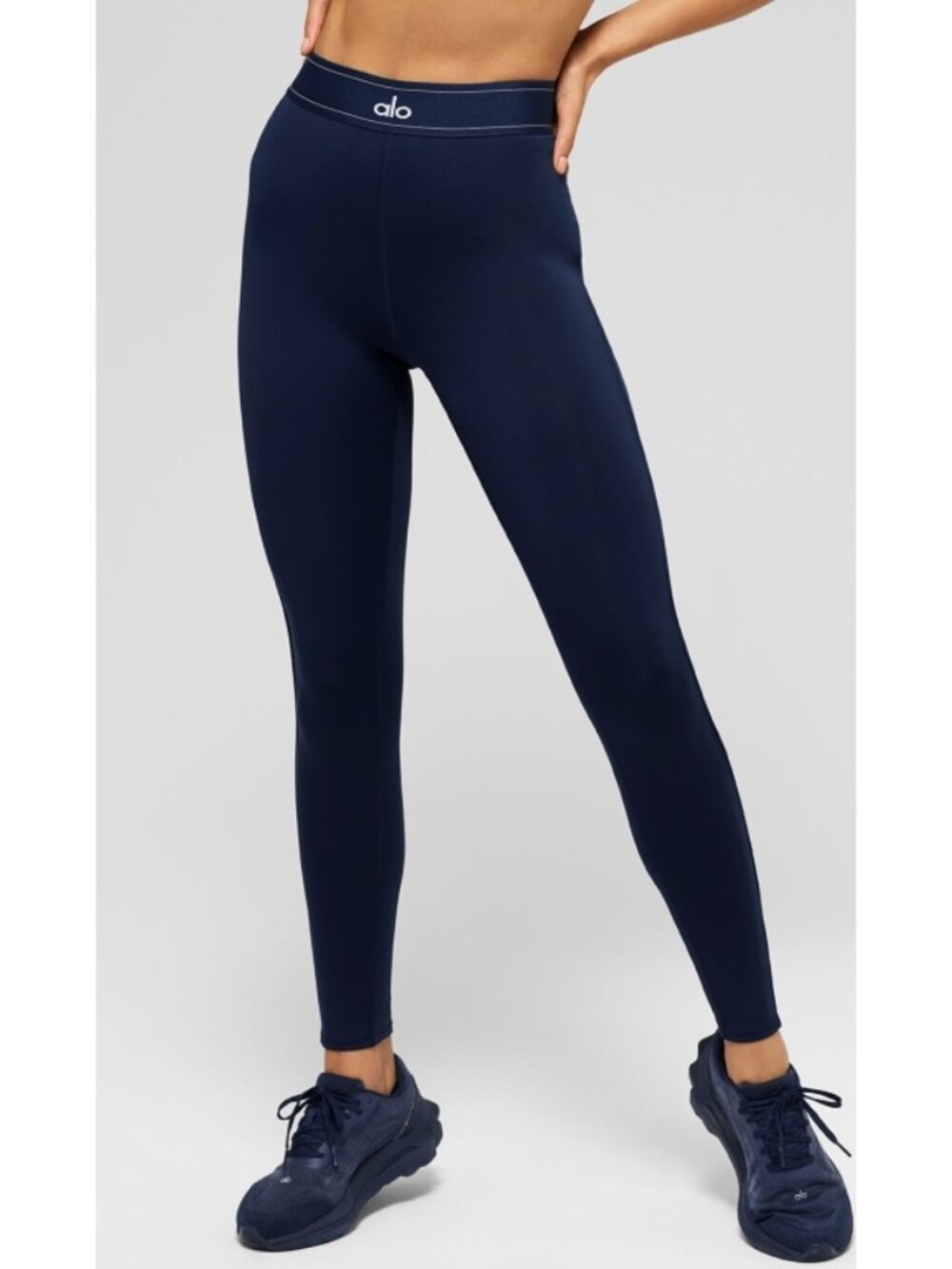 Alo Airlift High-Waist Suit Up Legging Navy/Navy Hi-Rise Waisted Tights Pants XS